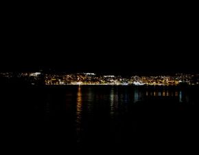 Nočni pogled na Šibenik. Foto: Boštjan Kurent