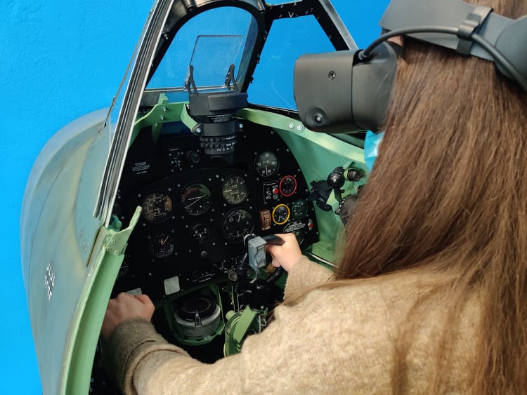 Simulator letenja z letalom Spitfire