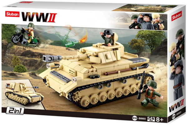 Sluban težki nemški tank 2V1 B0693 - slika 2
