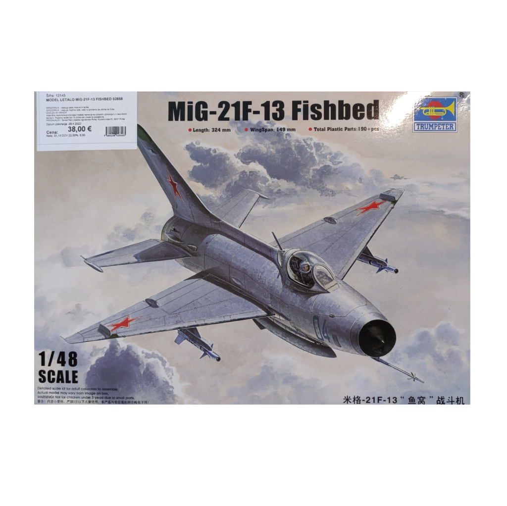 model-letala-mig-21f-13-fishbed-park-voja-ke-zgodovine