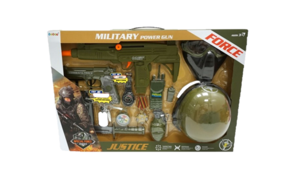 Vojaški set FORCE s čelado