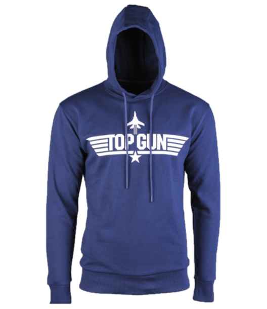 Pulover s kapuco Top Gun moder
