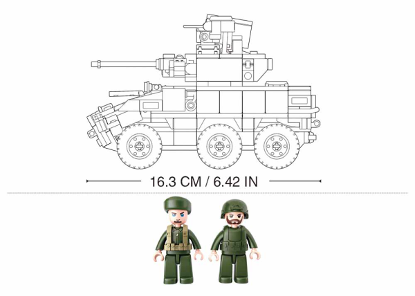 Sluban oklepnik 6x6 B0753 - slika 4