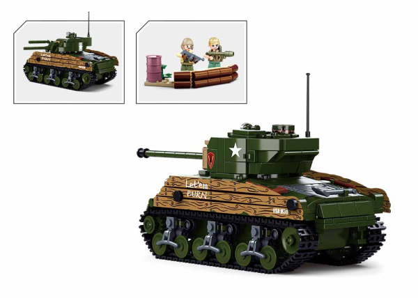 Sluban M4A3(76W) srednji bojni tank B1110 - Image 3