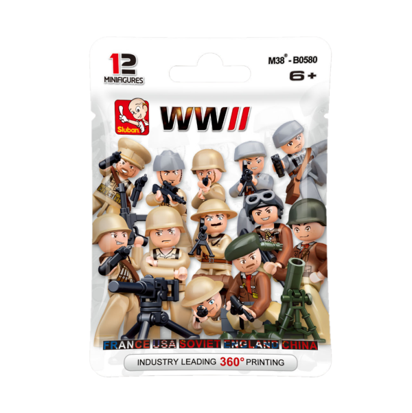 Sluban mini figurica z orožjem B0580
