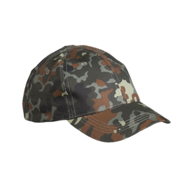 Otroška kapa s šiltom "flecktarn"