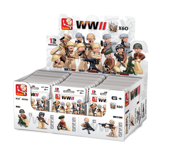 Sluban mini figurica z orožjem B0580 - slika 2