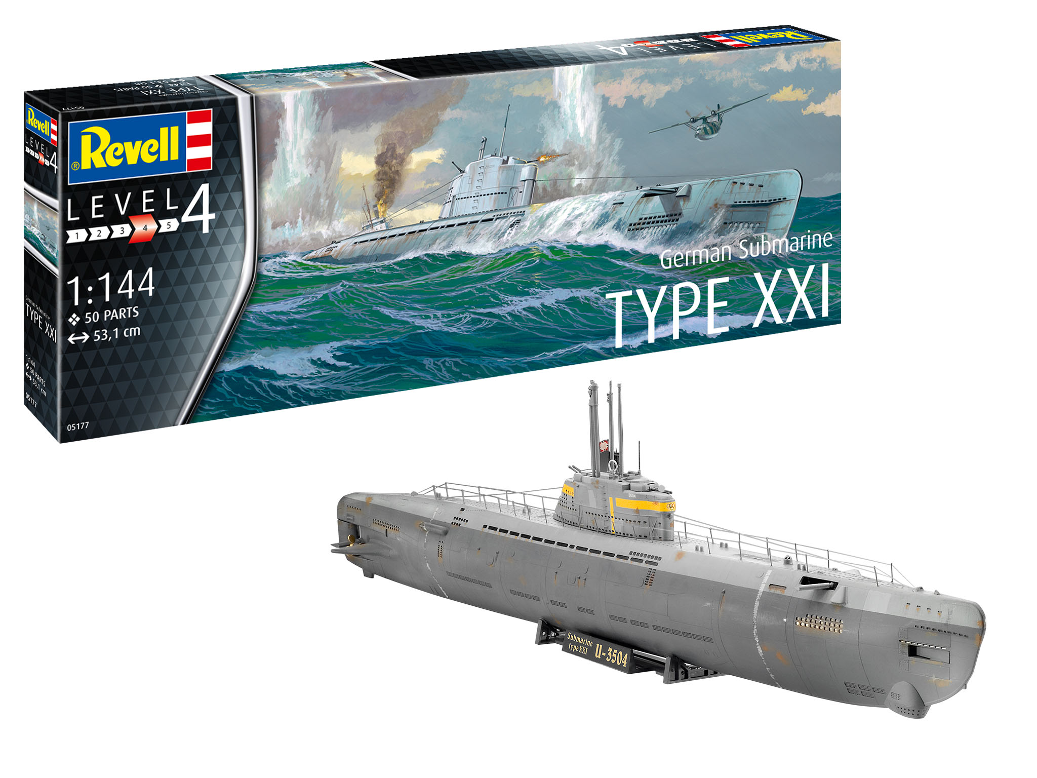 Revell German Submarine TYPE XXI - slika 6