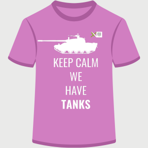Majica - Keep calm we have tanks, ženska