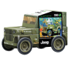 Puzzle "Jeep" v kovinski embalaži