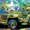 Puzzle "Jeep" v kovinski embalaži - slika 2