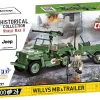 COBI-2297 WILLYS MB s prikolico - slika 2