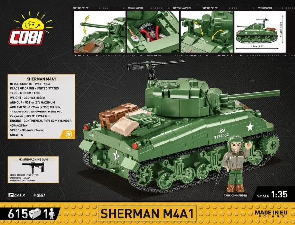COBI-3044 Sherman M4A1 - slika 5