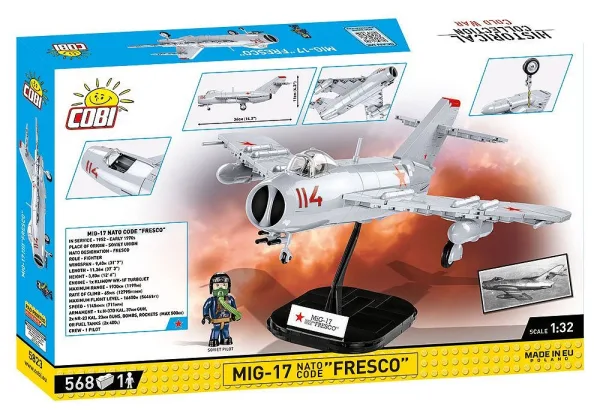 COBI-5823 MiG-17 NATO CODE "FRESCO" - slika 3