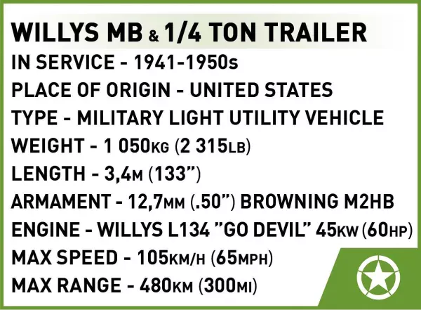 COBI-2297 WILLYS MB s prikolico - Image 6