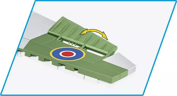 COBI-5865 Spitfire Mk. XVI Bubbletop - Image 8